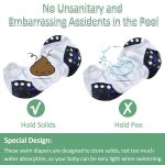 wegreeco Baby & Toddler Snap One Size Adjustable Reusable Baby Swim Diaper (Diving, Ocean, Turtle, Large, 3 Pack) - Image 5